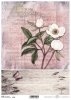 decoupage de papel con flores*decoupage papír s květinami*Decoupage Papier mit Blumen